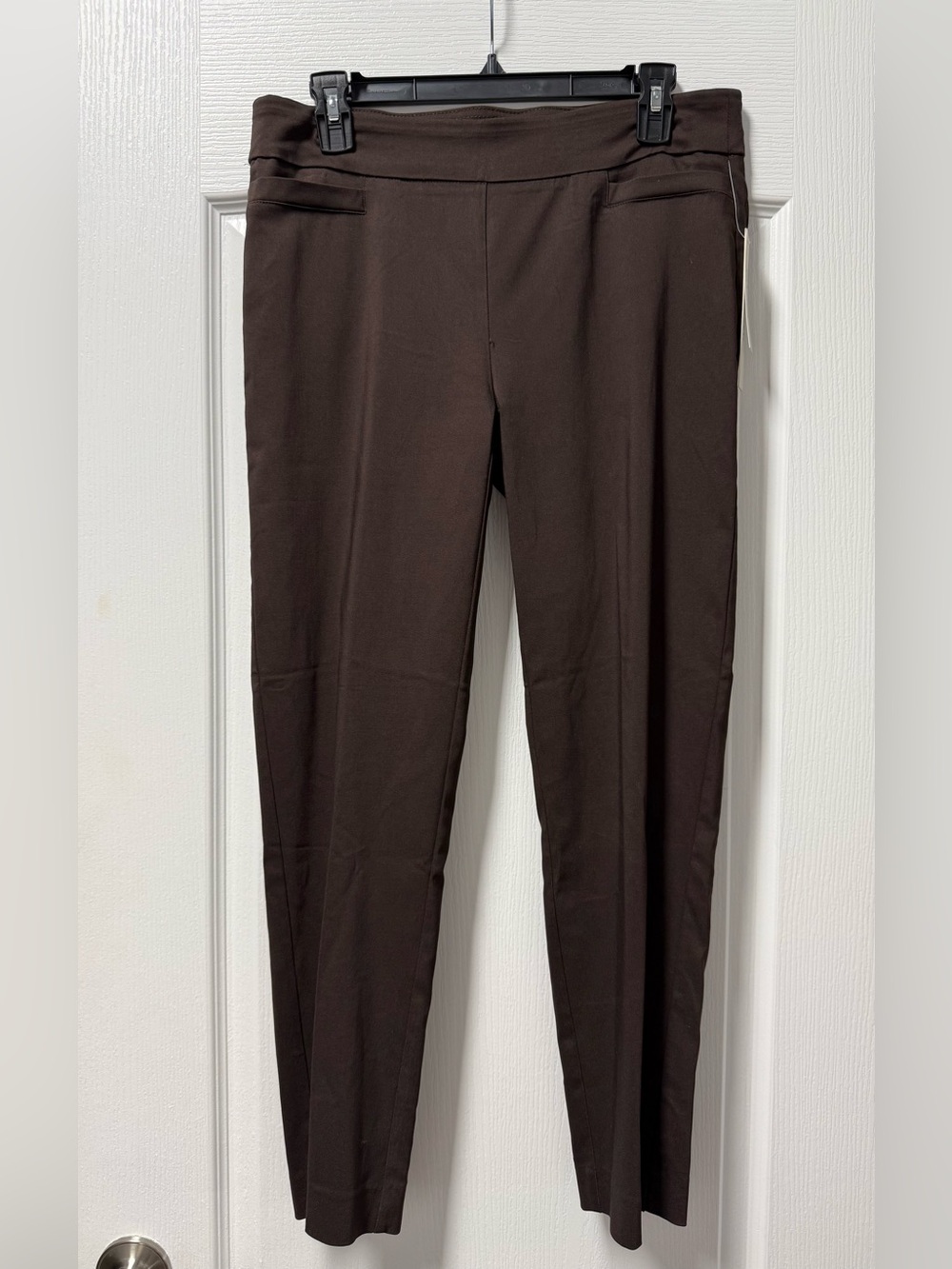 NWT Zac & Rachel Dark Brown Ladies Stretch Dress Pants